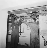 Arbetsbilder ombord på Nyb 435 Singapore kv-nytt