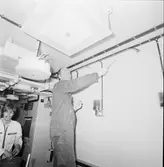 Arbetsbilder ombord på Nyb 435 Singapore kv-nytt