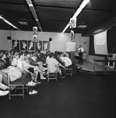 VD H. Hedman arbetsplatsträff i matsalen