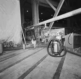 Oreda på verkstadsgolvet i plåt och svetsverkst.