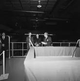 Invigning av ny testank Televerkst. Centralverkst.