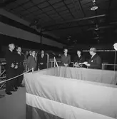 Invigning av ny testank Televerkst. Centralverkst.