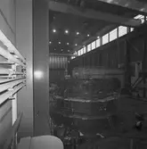 Arbete med masugn till SSAB i skrovhallen