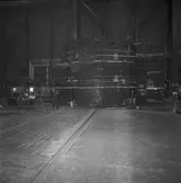 Arbete med masugn till SSAB i skrovhallen