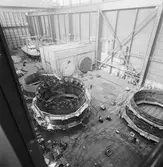 Arbete med masugn till SSAB i skrovhallen