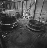 Arbete med masugn till SSAB i skrovhallen