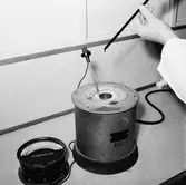 Mask.sekt förbrukningsugn prov med olja