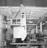 Plåtstativ för radar i maskinverkstan