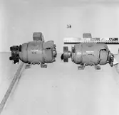 El.sekt. fotografering av motorer i förråd