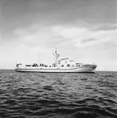 M 63 under gång till sjöss (provtur)