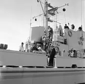 M 63 under gång till sjöss (provtur)