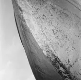 Oljepråmen Bersek bottenbehabdling skrovsekt.