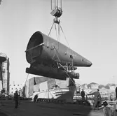 U 4 i docka 5 lyft av sektion