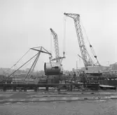 Ub U 4 i docka sektion till skrovet (lyft)