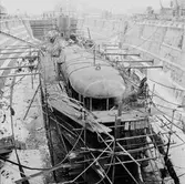 Ubåtarna i dockorna och svajningsrum