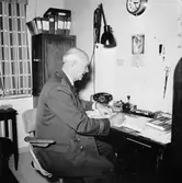 Telesekt. radiostationen Notholmen ext o int repro från färgkop.