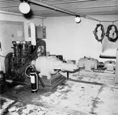 Telesekt. radiostationen Notholmen ext o int repro från färgkop.