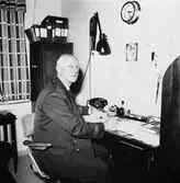 Telesekt. radiostationen Notholmen ext o int repro från färgkop.