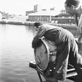 Toredpsekt. torpedskjutning prov med lucka