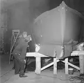 Karlskronakryssaren under byggnad