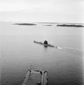 Ubåten Gripen från kran nr 14