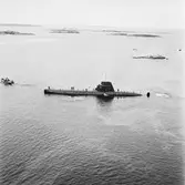 Ubåten Gripen från kran nr 14