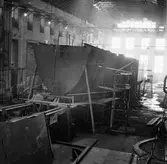 Tankbåt (nyb. 295) under byggnad