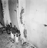 M/s Cygnus i oscarsdockan plåtskador