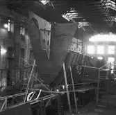 Tankbåt (nyb. 295) under byggnad