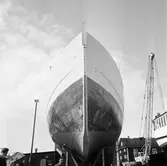 Träminsvepare utbogsering från båtskjul