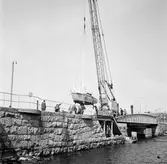 Karlskronakryssaren sjösättning och under segel ext