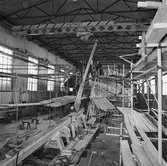 Träminsvepare under byggnad