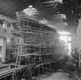 Tankbåt nyb. 295 under byggnad