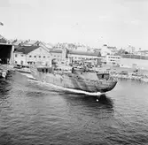 Tankbåten (nr 357) sjösättning