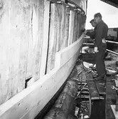 M/s Edda på slipen (botten)