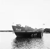 Svartlöga M 49 sjösättning
