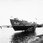 Svartlöga M 49 sjösättning