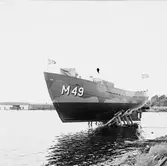 Svartlöga M 49 sjösättning