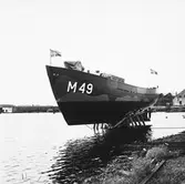 Svartlöga M 49 sjösättning