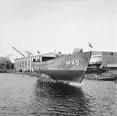 Svartlöga M 49 sjösättning