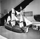 Fartygskepp fotograferat på museét