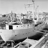 Civil båt i docka 4 Libra