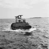 Bogserbåten passopp till sjöss