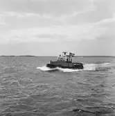 Bogserbåten passopp till sjöss