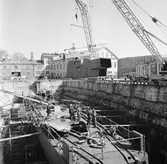 Lyft av däckhus till T 124