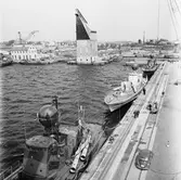 Torpedbåtar vid verkstadspiren