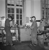 Nya lärlingar i lärlingskolan