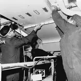 Lyft av motor från kaj till maskinrum T 126