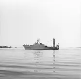 Östtyskt båt avgång från varvet