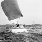 Segelbåten Viggen och L 32 till sjöss